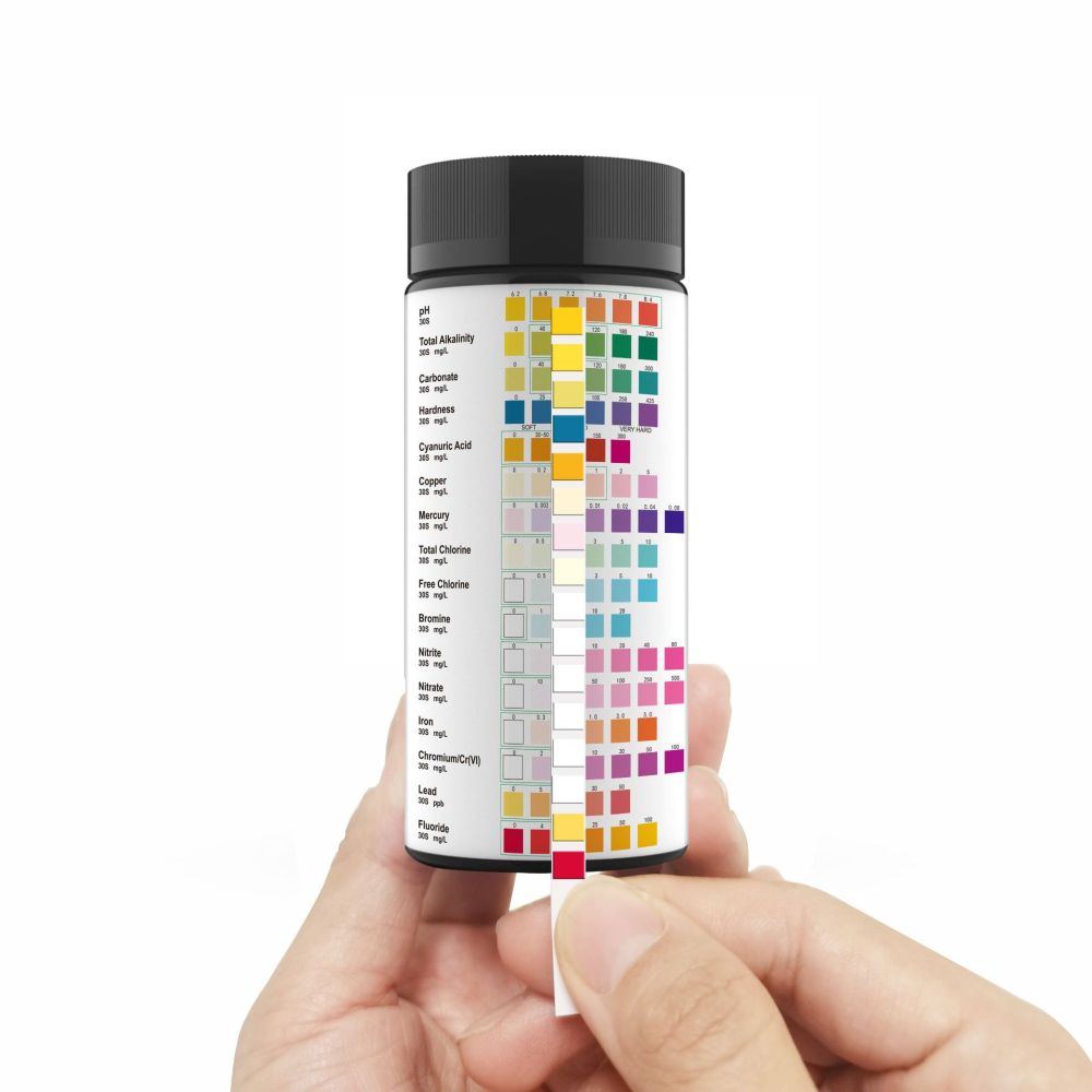 Aquarium Test Kit - 16 Strisce Analizzatrici di Qualità dell'Acqua