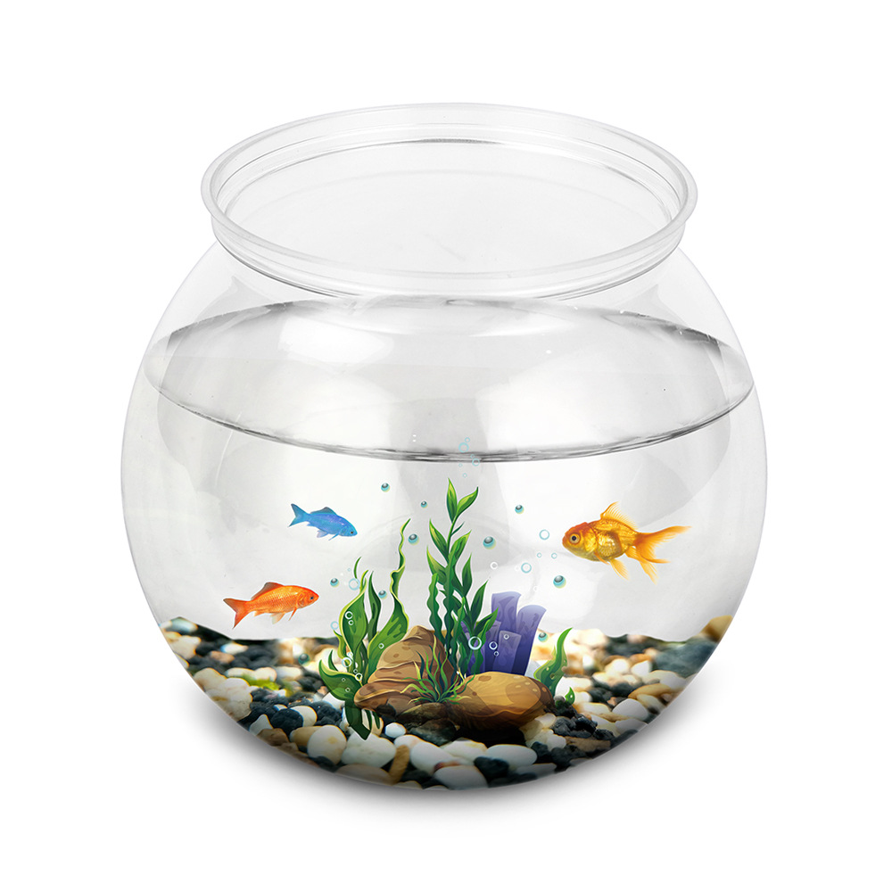 Aquarium Goldfish - Ciotola per pesci in plastica, dimensioni
