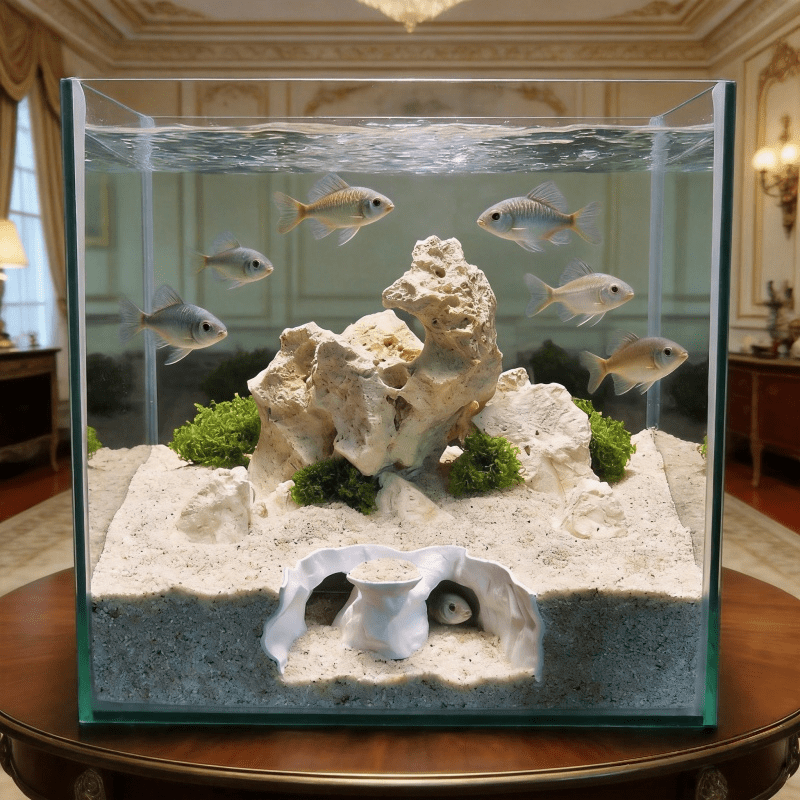 Aquarium Fish Hiding Places - La decorazione dell'acquario può migliorare la