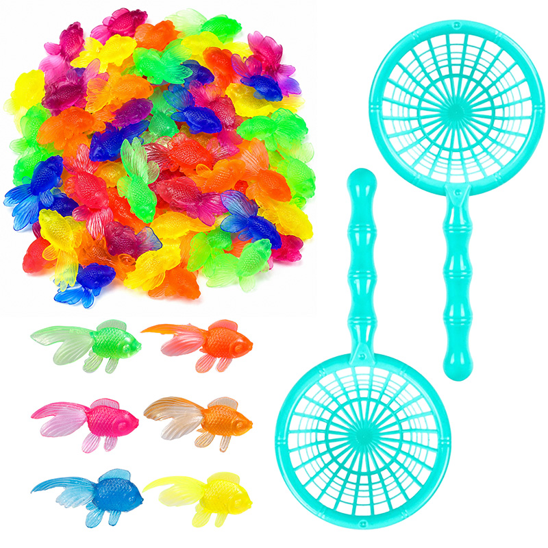 Aquarium Fish Goldfish - 10/20 Pezzi Pesciolini in Plastica con