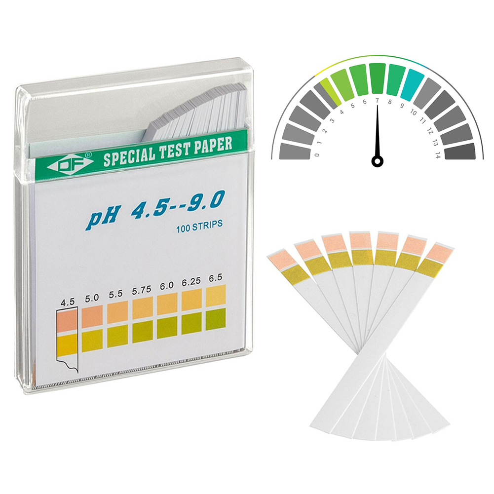 Aquarium Test Kit - Kit di 100 Strisce di Carta
