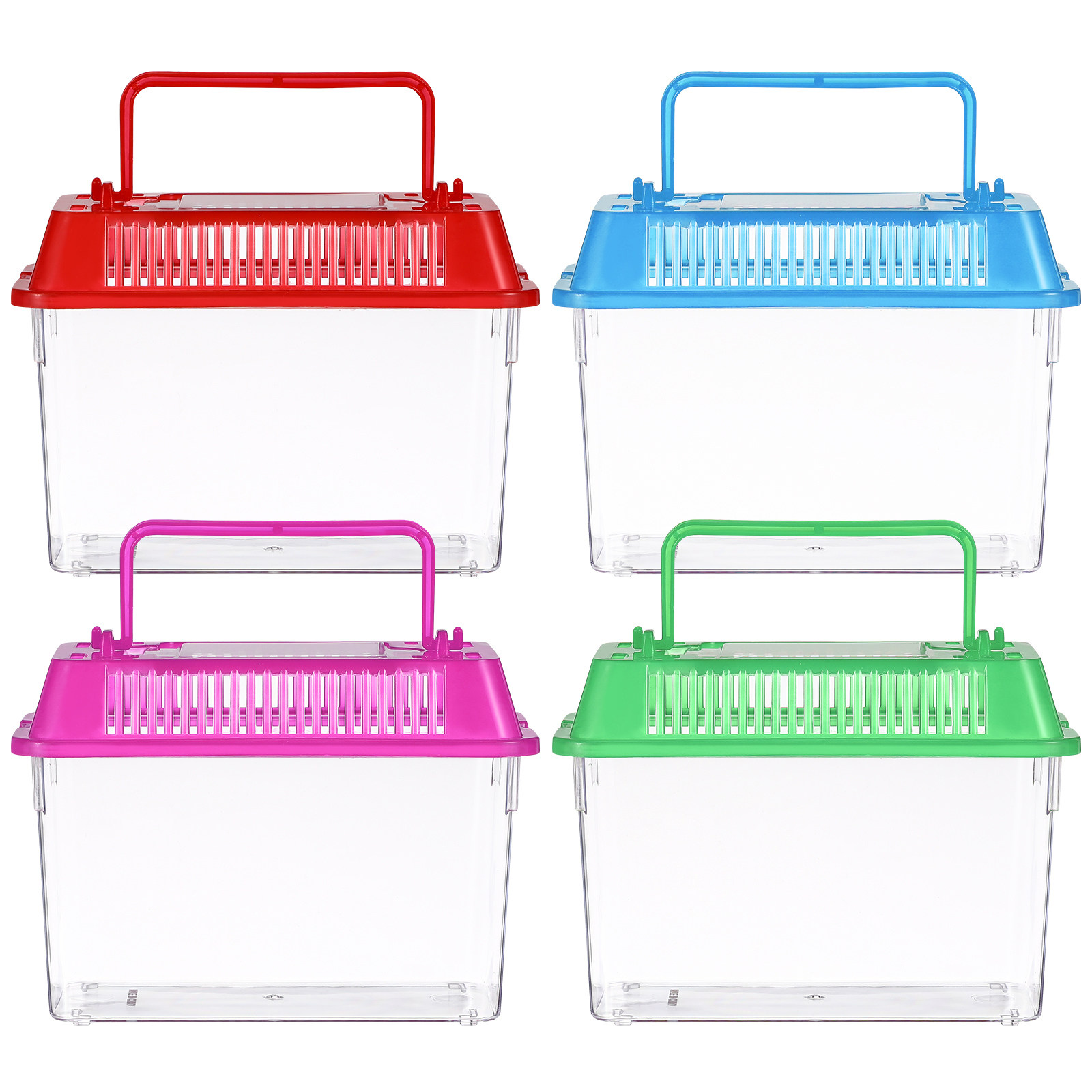 Aquarium Fish Goldfish - Mini Acquario Portatile in Plastica per