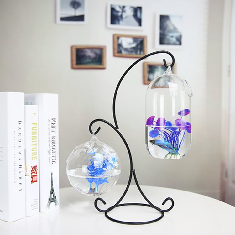 Aquarium Goldfish - Creativo a due piani sospeso trasparente