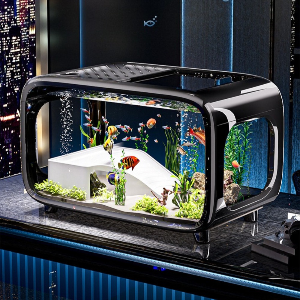 Aquarium Fish Goldfish - Acquario di lusso trasparente Decorazione durevole