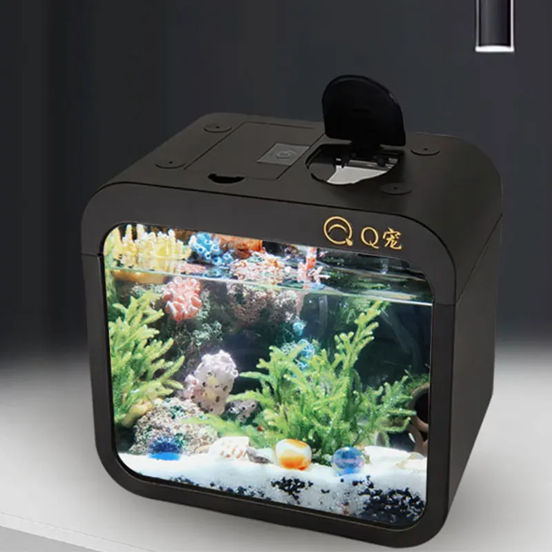 Aquarium Fish Goldfish - Acquario creativo da tavolo in acrilico