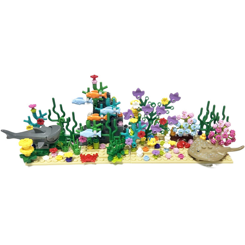 Aquarium Fish Lego - City MOC Acquario Mondo Sottomarino Scenari