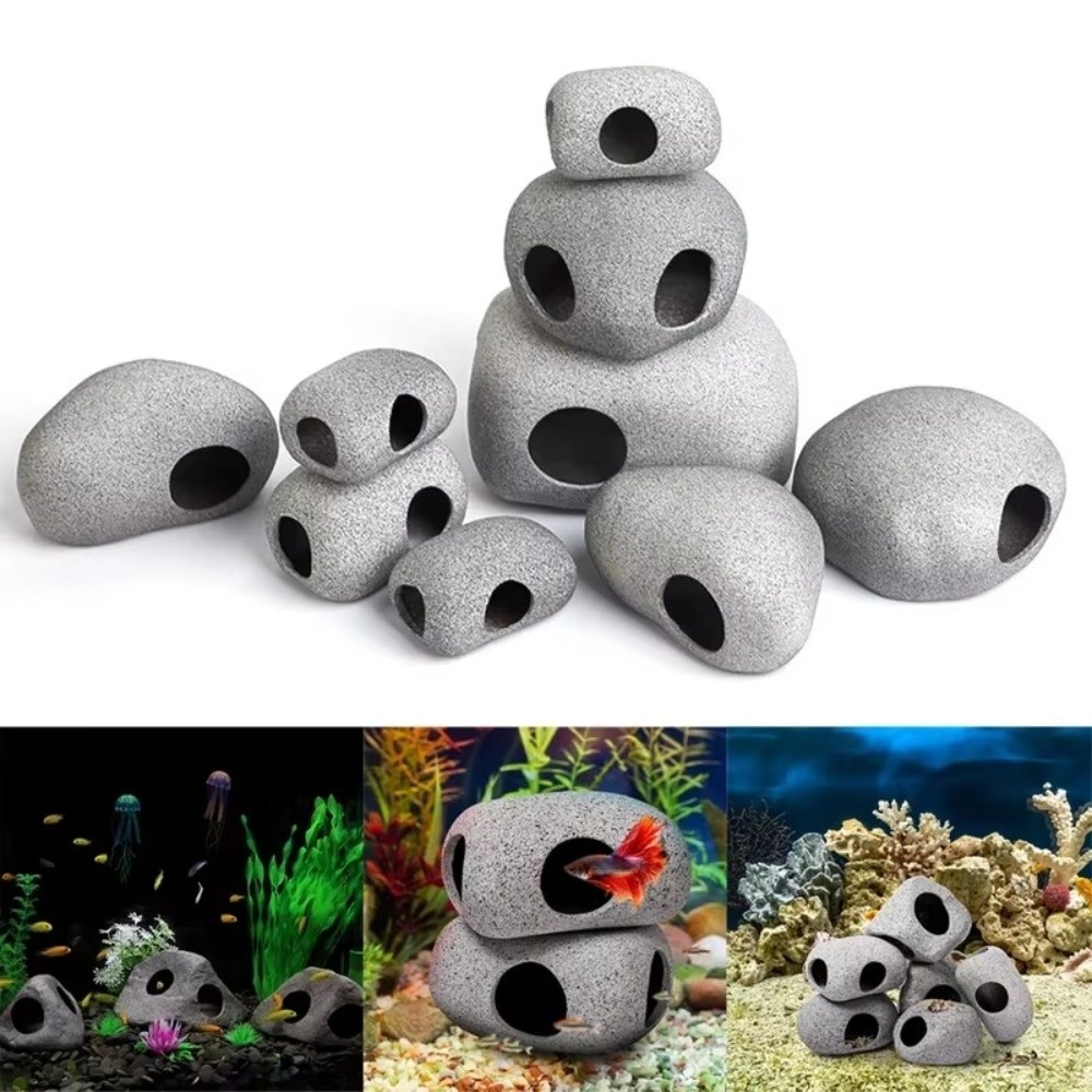 Roccia Nascondiglio per Acquar - Aquarium Fish Hiding Places recensione e prezzo