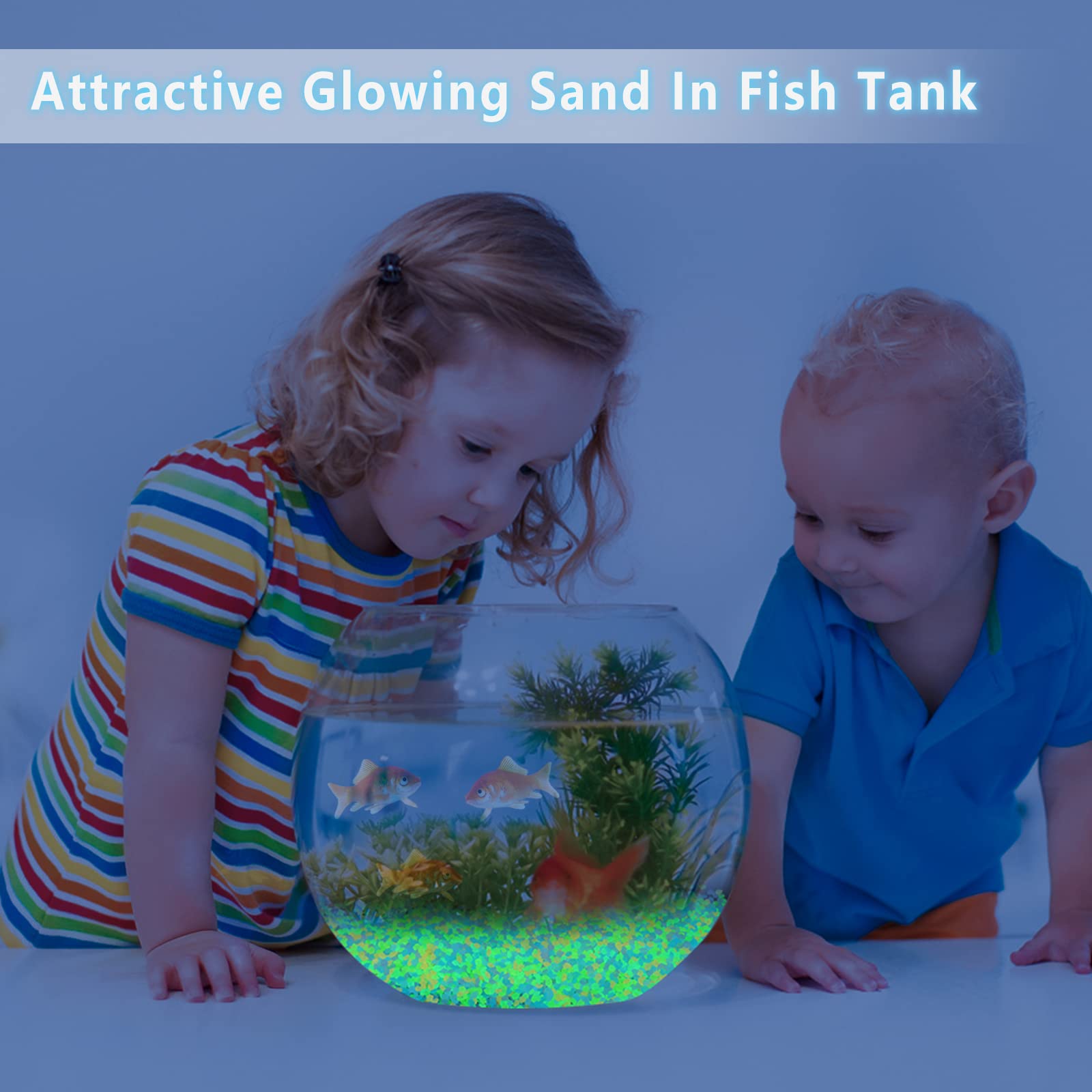 1000 pezzi di sabbia luminosa  - Aquarium Fish Glow In The Dark recensione e prezzo