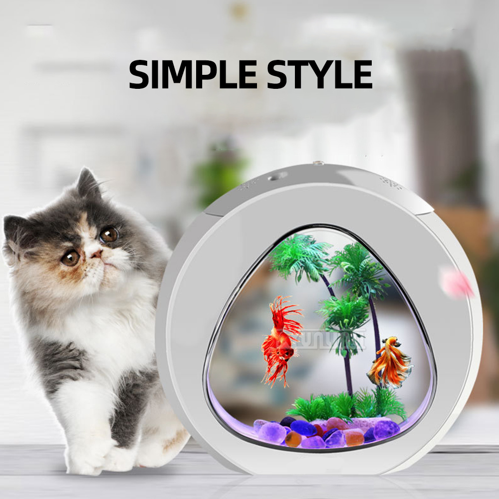 Acquario da tavolo creativo 4L - Aquarium Fish Goldfish recensione e prezzo