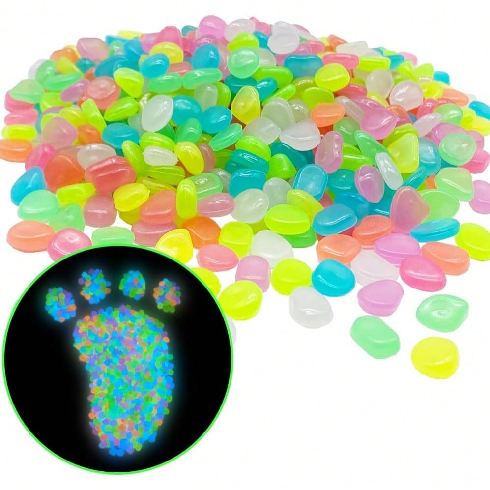 500 Pezzi di Ciottoli Luminosi - Aquarium Decoration Rock recensione e prezzo
