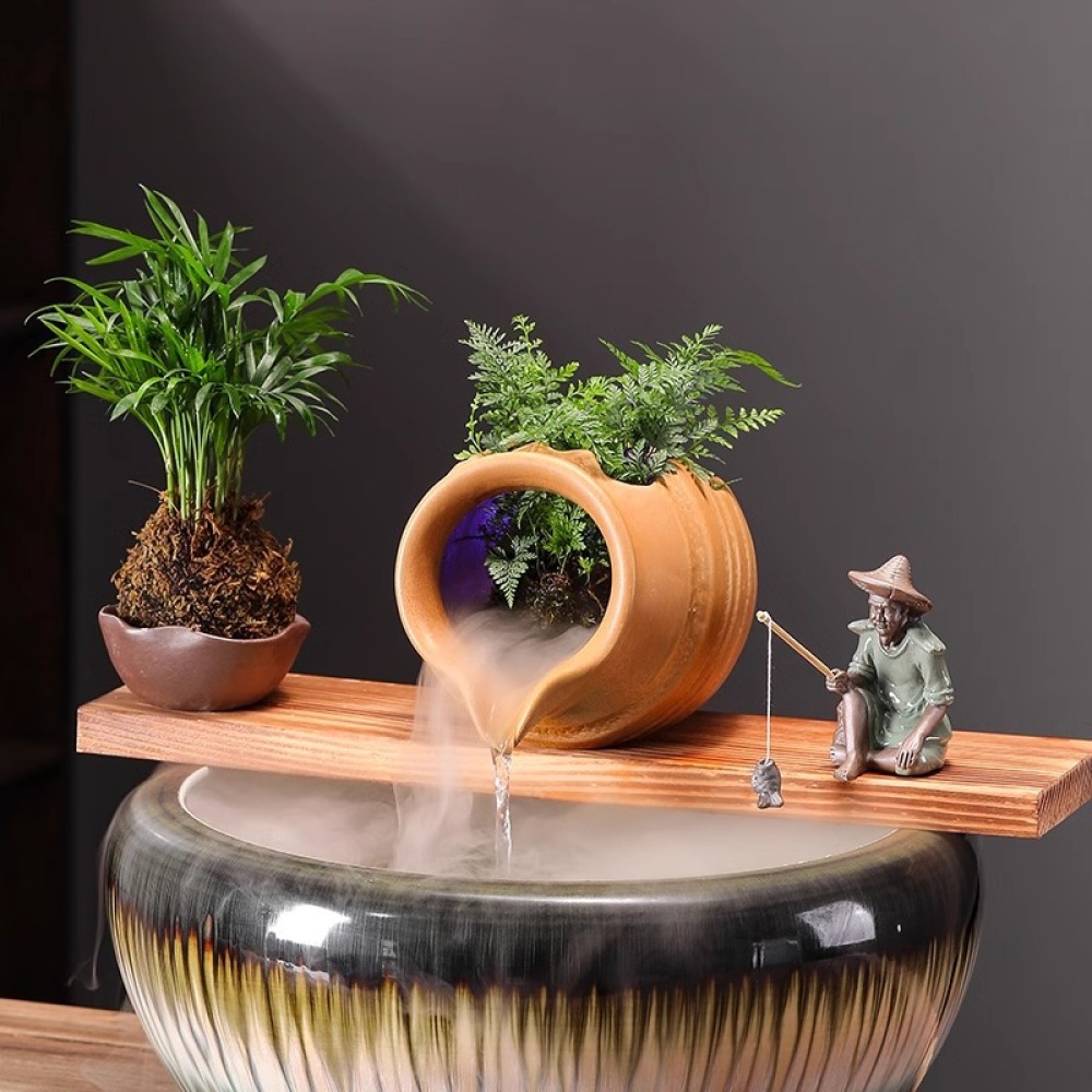 Fontana d'Acqua in Ceramica, O - Aquarium Decoration Rock recensione e prezzo