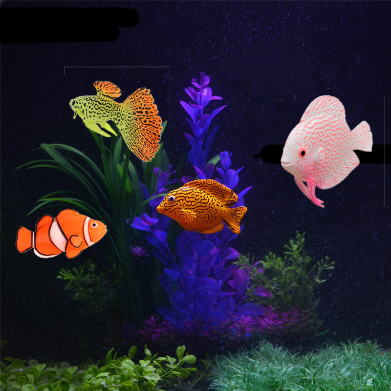 Decorazione Luminosa in Silico - Aquarium Fish Glow In The Dark recensione e prezzo